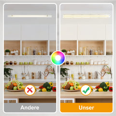 SWANEW LED Feuchtraumleuchte 18W/24W, Wannenleuchte 4000K Neutralweiß, T8 LED Röhre, Feuchtraumlampe IP65 Wasserfest Röhrenlampe, Werkstattlampe