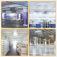 SWANEW LED Feuchtraumleuchte 18W/24W, 120cm/150cm Wannenleuchte, Kaltweiß/Neutralweiß, Doppelt T8 LED Werkstattlampe, Röhrenlampe IP65 Wasserfest