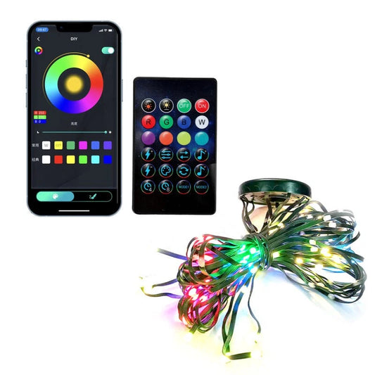 SWANEW LED Lichterkette Christbaumbeleuchtung, 160 LEDs, Baummantel