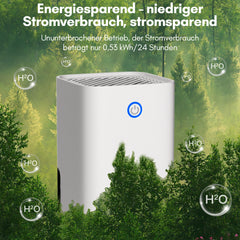 SWANEW Luftentfeuchter 850ml, Raumentfeuchter, Trockner, Luftreiniger Elektrisch