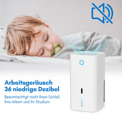 SWANEW Luftentfeuchter 850ml, Raumentfeuchter, Trockner, Luftreiniger Elektrisch