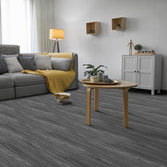 SWANEW PVC Bodenbelag Vinylboden Selbstklebend, Klebefliesen Boden, 91,44x15,24cm