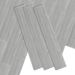 SWANEW PVC Bodenbelag Vinylboden Selbstklebend, Klebefliesen Boden, 91,44x15,24cm
