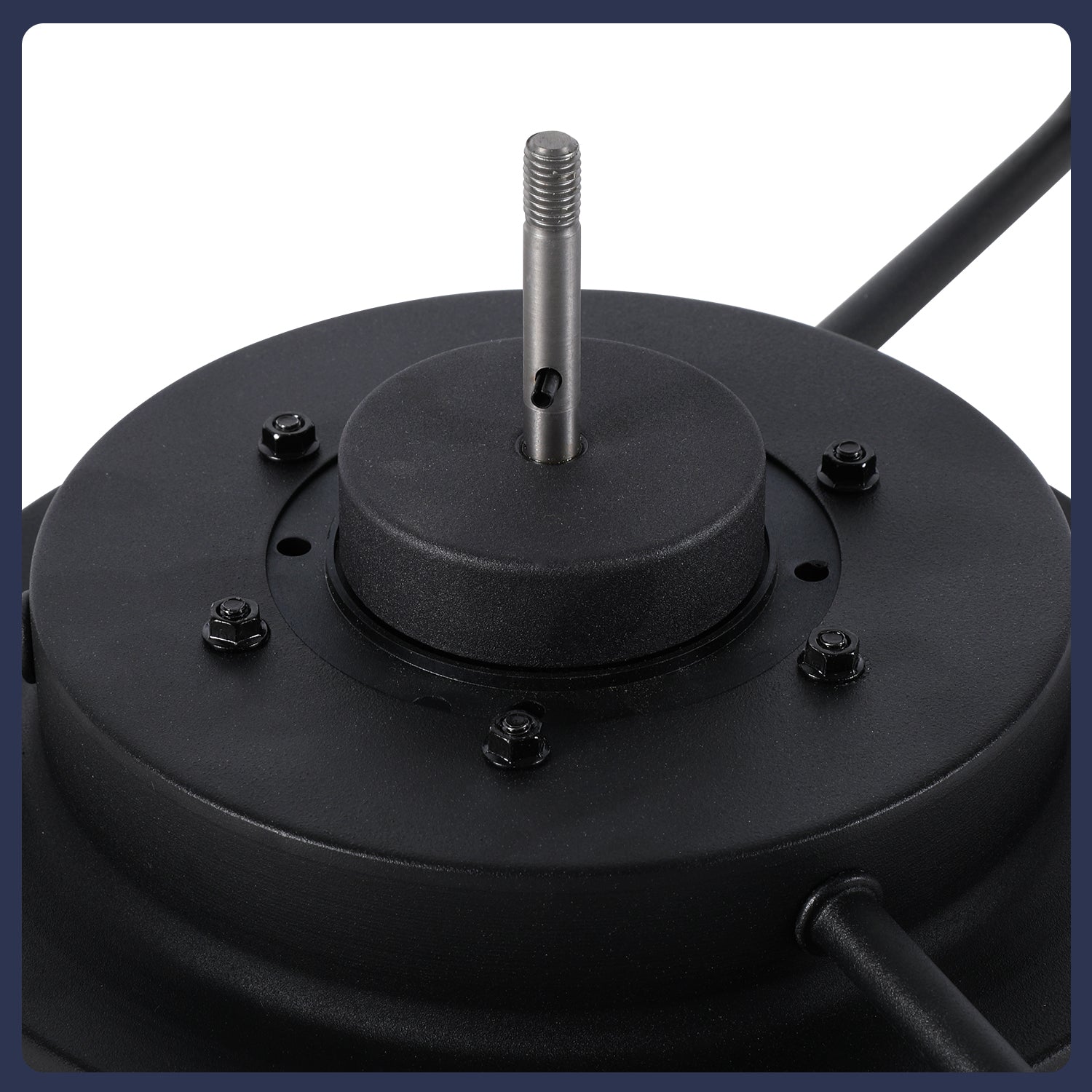 SWANEW Deckenventilator Mit Beleuchtung Dimmbar Ventilator Ø50cm, Fernbedienung/APP-Steuerung, 6 Windstufen, Deckenleuchte mit Ventilator