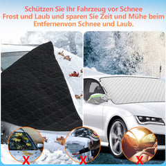 SWANEW Scheibenabdeckung, Winterschutz, Sonnenschutz, Frontscheibenabdeckung, Schnee Auto