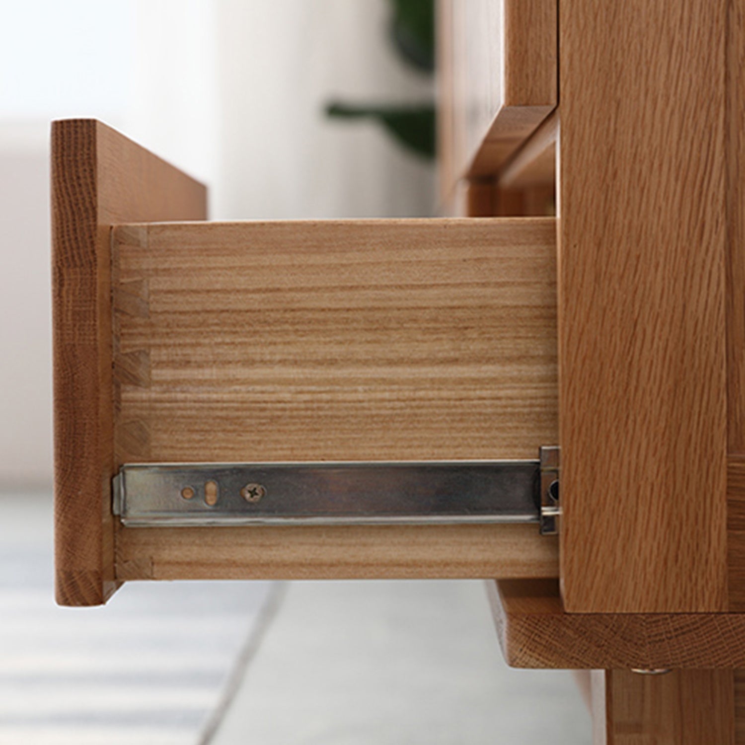 SWANEW Schubladenschienen 250 - 550 mm, Schubladen Schienensystem mit Selbsteinzug, Teleskopschiene vollauszug Schubladenauszüg, Kugelführung, Tragkraft 35 Kg