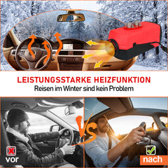 SWANEW Standheizung Diesel 8KW Luft Dieselheizung 12V/24V DC, Standhezung Diesel Lufterhitzer mit Fernbedienung & LCD-Bildschirm