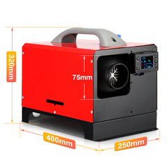 SWANEW Standheizung Diesel 8kw 12V, Luft Dieselheizung, Diesel Lufterhitzer, mit mit LCD Monitor/Fernbedienung