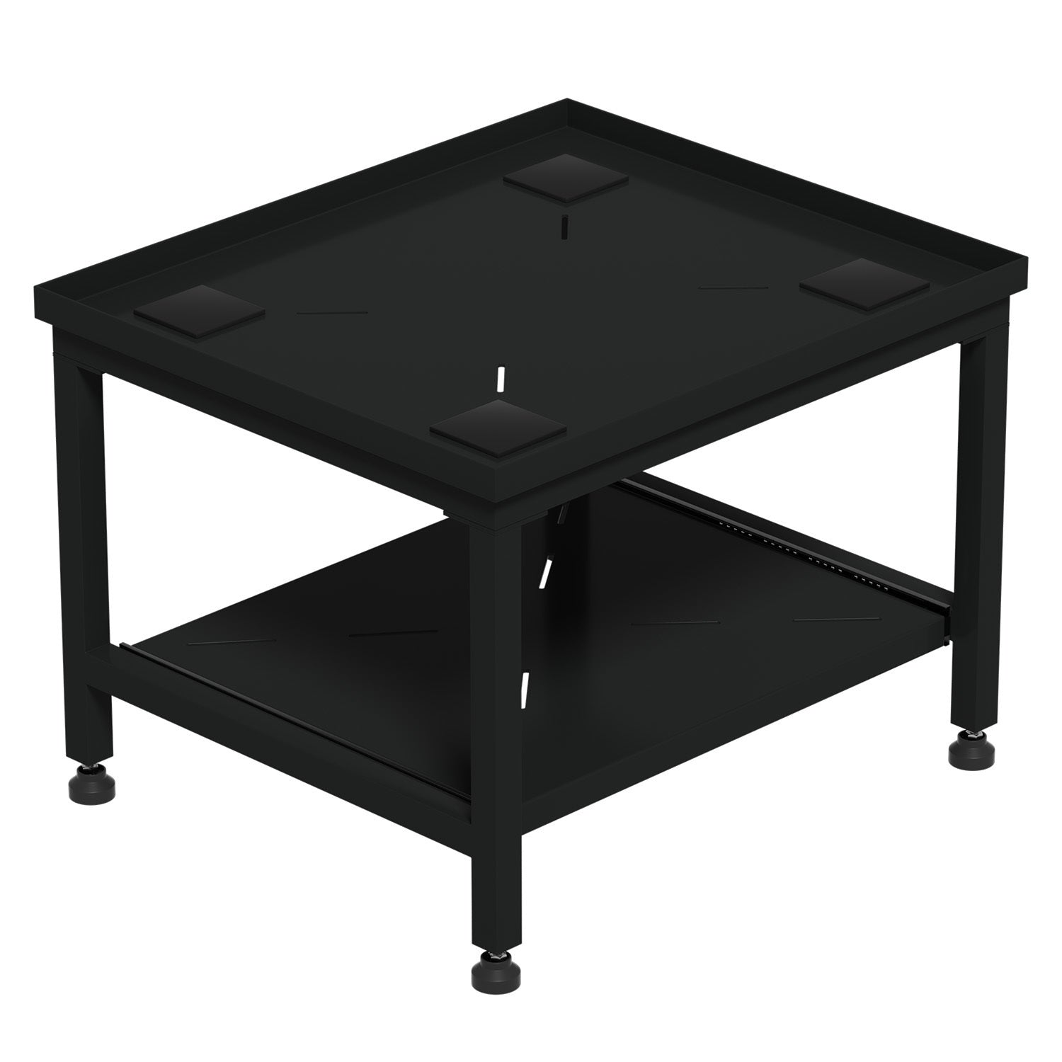 SWANEW Waschmaschinen Untergestell 45,5 cm, mit Schublade, Verstellbares Podest für Waschmaschine, Trockner, bis 200 kg tragfähig