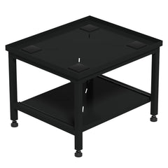 SWANEW Waschmaschinen Untergestell 45,5 cm, mit Schublade, Verstellbares Podest für Waschmaschine, Trockner, bis 200 kg tragfähig