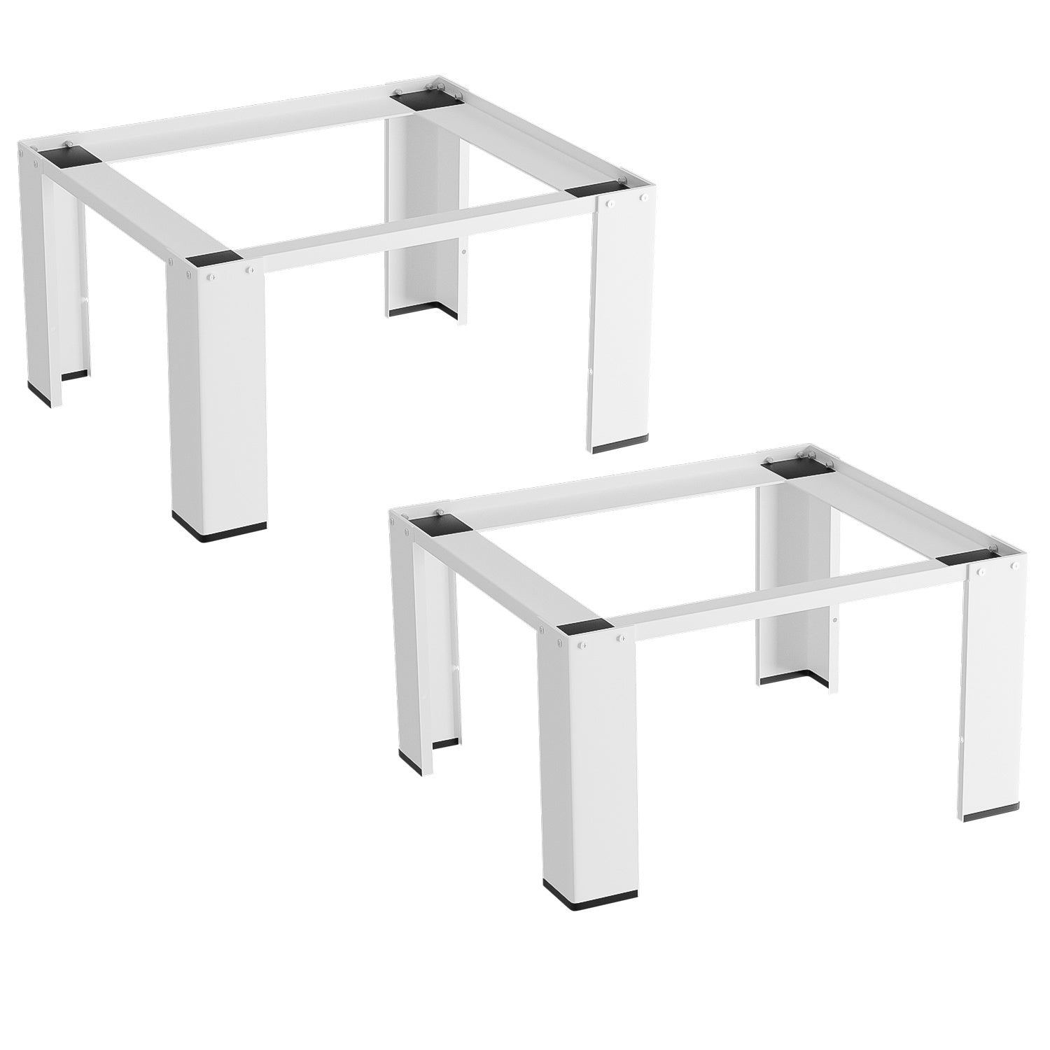 SWANEW Waschmaschinen Untergestell, Waschmaschinensockel , Waschmaschinen-Unterschrank, Podest für Waschmaschinen & Trockner