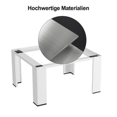 SWANEW Waschmaschinen Untergestell, Waschmaschinensockel , Waschmaschinen-Unterschrank, Podest für Waschmaschinen & Trockner