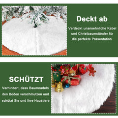 SWANEW Weihnachtsbaum Decke, Christbaumdecke, Tannenbaum Decke, 78/90/122CM