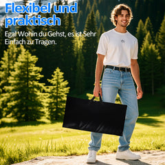 SWANEW Eisbad Eisbaden Tonne 80 cm, Faltbare Badewanne 390L, Kältetherapie Set mit 5 Isolierschichten, Aufblasbare Eistonne-Set für Zuhause