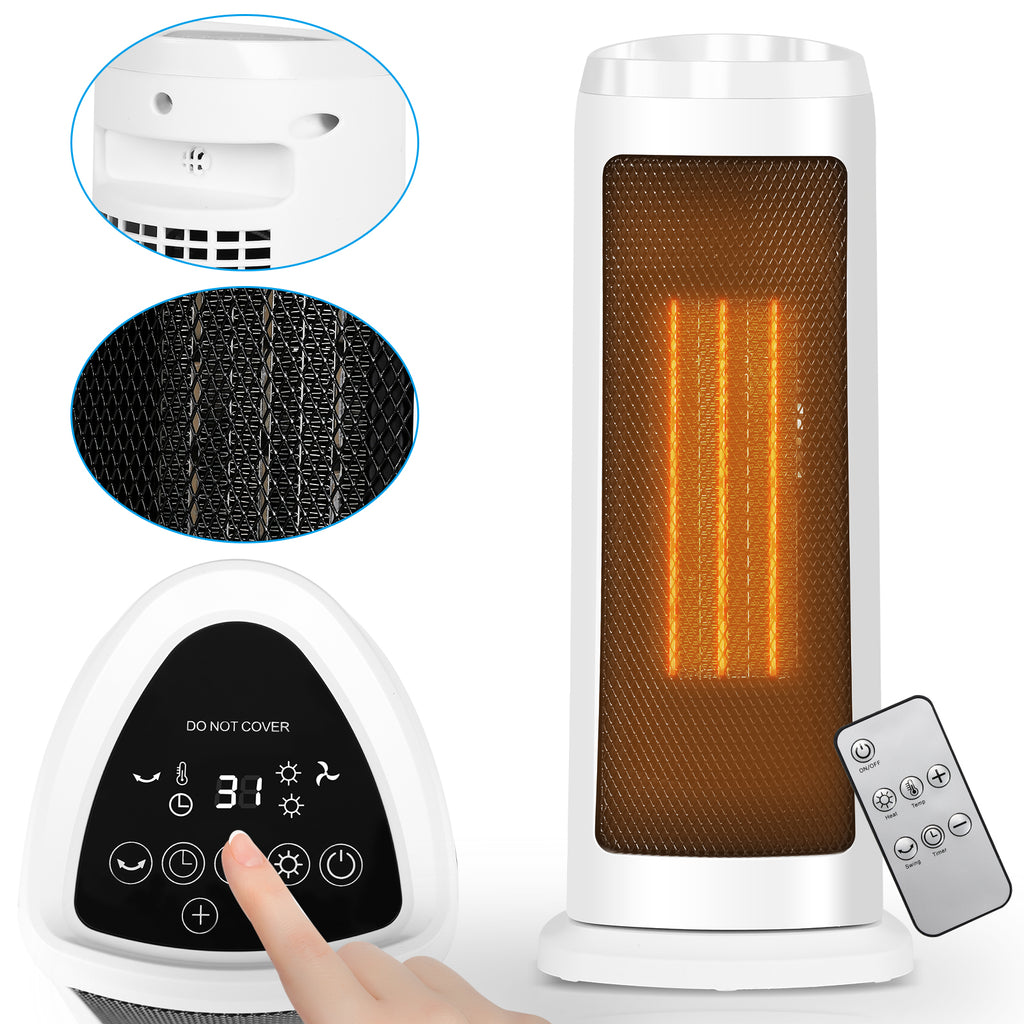 SWANEW Heizlüfter leise Weiß Heizung Konvektor 2000W Schnellheizer Angebot Heizgerät