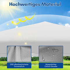 SWANEW Pavillon, 3x3m Faltpavillon, Pop Up Gazebo Pavillo, partyzelt UV-beständig