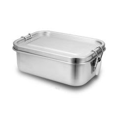 SWANEW Edelstahl Brotdose auslaufsicher Lunchbox Metall Dichte Bento Box Fassungsvermögen mit Fächern