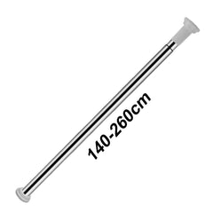 SWANEW Duschvorhangstange sliber ohne Bohren Teleskopstange Duschvorhang Stange 70-260cm