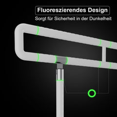 SWANEW WandstĂźtzgriff Toilette, Klappgriff Haltegriff Dusche, Rutschfeste WC Aufstehhilfe Sicherheitsgriff