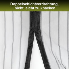 SWANEW Insektenschutz, Fliegengitter Tür, Magnetvorhang, ohne Bohren