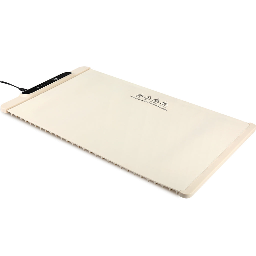 SWANEW Warmhalteplatte Elektrisch, 240W Faltbare Speisenwärmer, mit  Kindersicherung, 65x38 cm