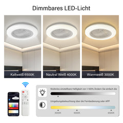 Deckenventilator mit RGB LED Beleuchtung