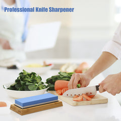 SWANEW Schleifstein Abziehstein Wetzstein Doppelseitig Messerschärfer 1000/6000