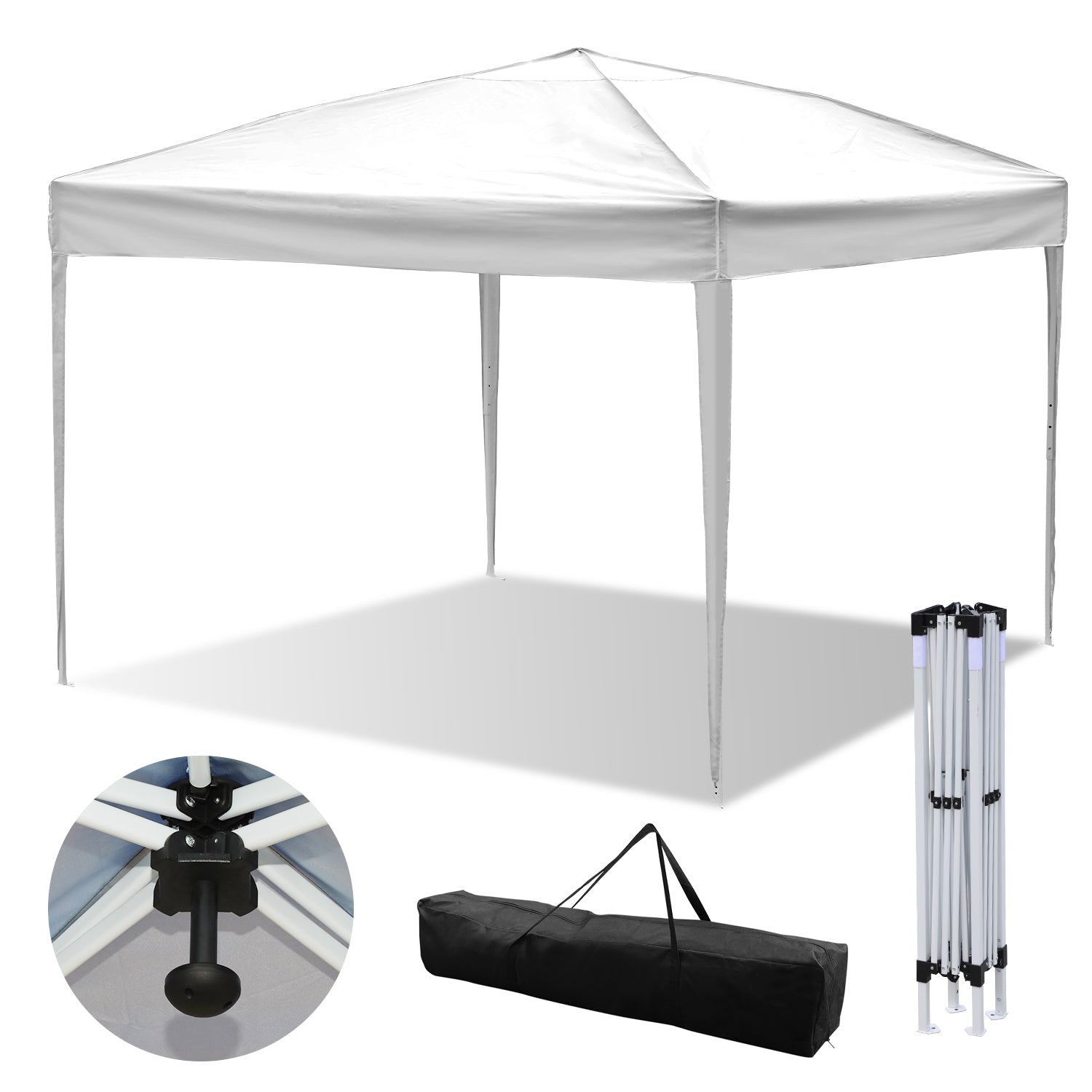 Faltpavillon 3×3 m mit Zentralverriegelung