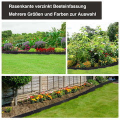 Rasenkante verzinkt Metall Höhe 15cm/18cm