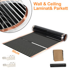 SWANEW Infrarot Heizfolie, Elektrische Fußbodenheizung, 220W/㎡