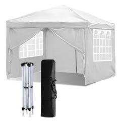 SWANEW Faltpavillon, UV-Schutz Pop Up Pavillon, Partyzelt, 3x3m, Wasserdicht