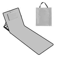 SWANEW Strandmatte, Strandliege Klappbar Beachmatte, 5-stufig Verstellbar Rückenlehne