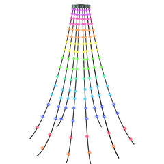 SWANEW LED Lichterkette Christbaumbeleuchtung, 160 LEDs, Baummantel