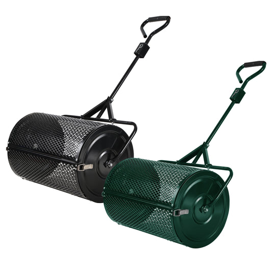 SWANEW Kompoststreuer, 75L Rasenstreuer, Gartenstreuer, Düngerstreuer