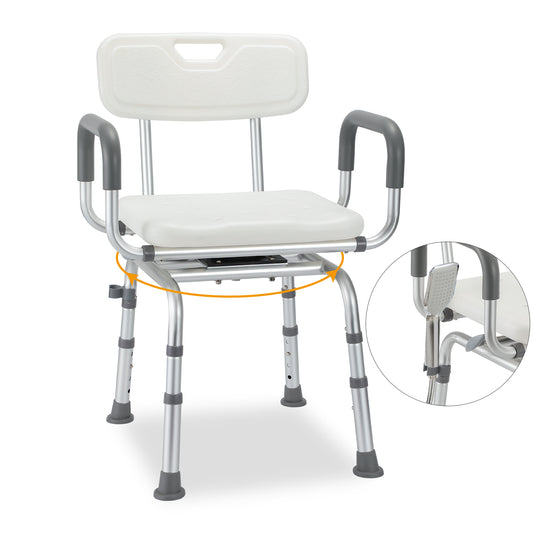 Duschstuhl 360° Drehbarer