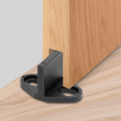 SWANEW Schiebetürbeschlag Schiebetürsystem Zubehörteil HolzSchiebetür Set mit Laufrollen und Schiene für schiebetür Zubehör Kohlenstoffstahl