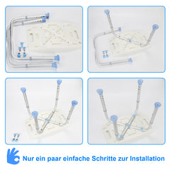 Duschhocker 33-51cm Höhenverstellbar Duschstuhl