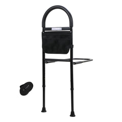 SWANEW Aufstehhilfe Bett, Aufstehhilfe Bett Senioren, mit Sensorlich, Aufstehhilfen mit Lagerung Tasche, Aufstehhilfe Höhenverstellbarer, Haltegriffe für Senioren