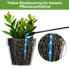 SWANEW Solar Bewässerungssystem Pflanzenbewässerung Automatisch 20 Tropfer
