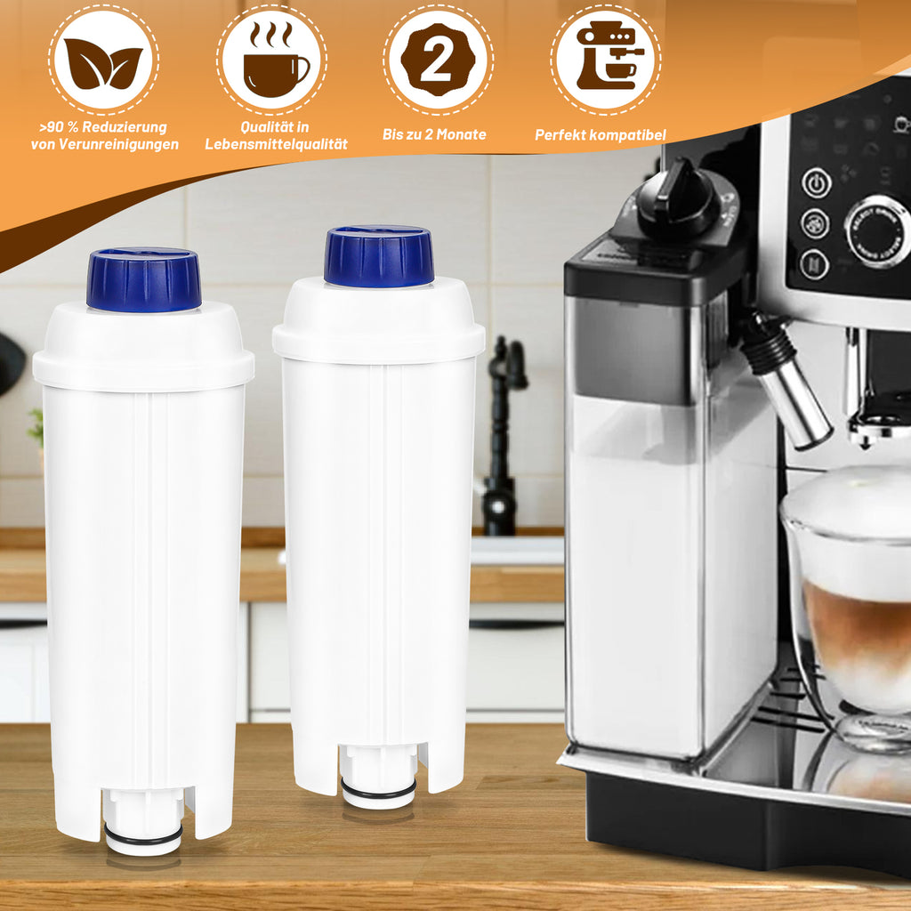 SWANEW Wasserfilter für DeLonghi DLS C002, Zubehör für Kompatibel mit DeLonghi-Modellen, ESAM, ECAM, BCO EC Kaffeevollautomaten