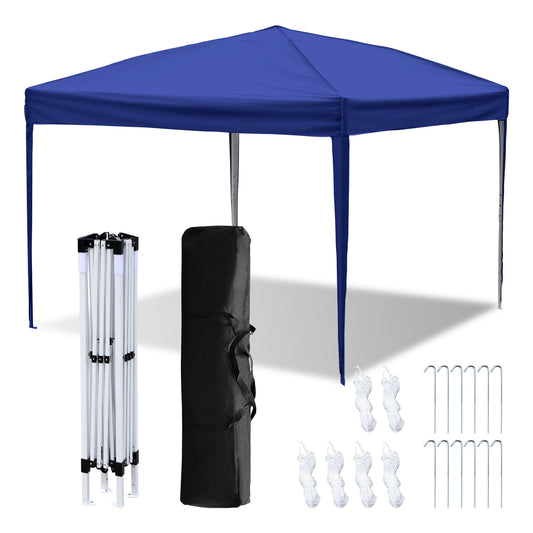 SWANEW Pavillon 3x3m, Pop-up Faltpavillon, 3 Höhenverstellbar, UV Schutz Gartenzelt