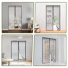 SWANEW Insektenschutz, Fliegengitter Tür, Magnetvorhang, ohne Bohren