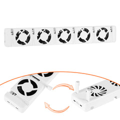 SWANEW Heizkörper Ventilator, Heizkörperverstärker, mit 5 Verbesserten Lüfte, Mono- /Duo- /Trio-Set