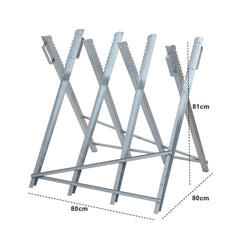 Sägebock Metall verzinkt 81x80x80cm