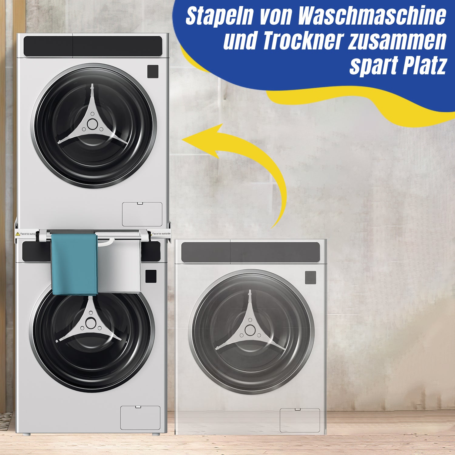 ausziehbarem Zwischenbaurahmen