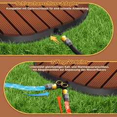 SWANEW Bodendusche, Gartendusche, Dusche Outdoor Pooldusche, rutschfeste Wetterfest Aussendusche