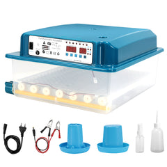 SWANEW 36 Eier Brutmaschine Vollautomatisch, Brutautomat Vollautomatisch Hühner mit Feuchtigkeitsüberwachung und Automatischer Eierrotation