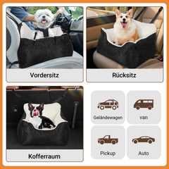 SWANEW Hundesitz auto, fĂŒr Kleine Mittlere Hunde, Wasserdicht Hundeautositz