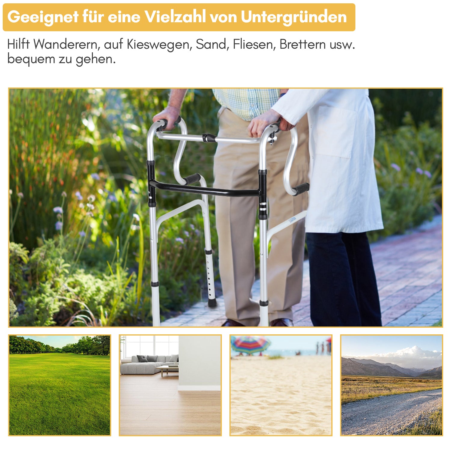 Gehhilfe für Senioren