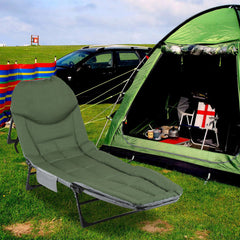 SWANEW Karpfenliege, Angelliege Bed Chair mit Aufbewahrungstasche, Faltbar